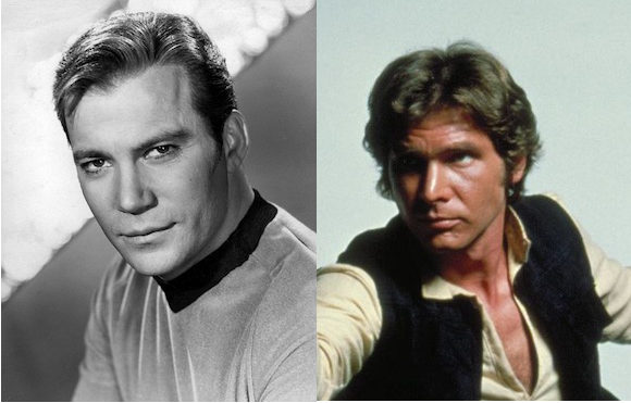 Capitán Kirk vs Han Solo